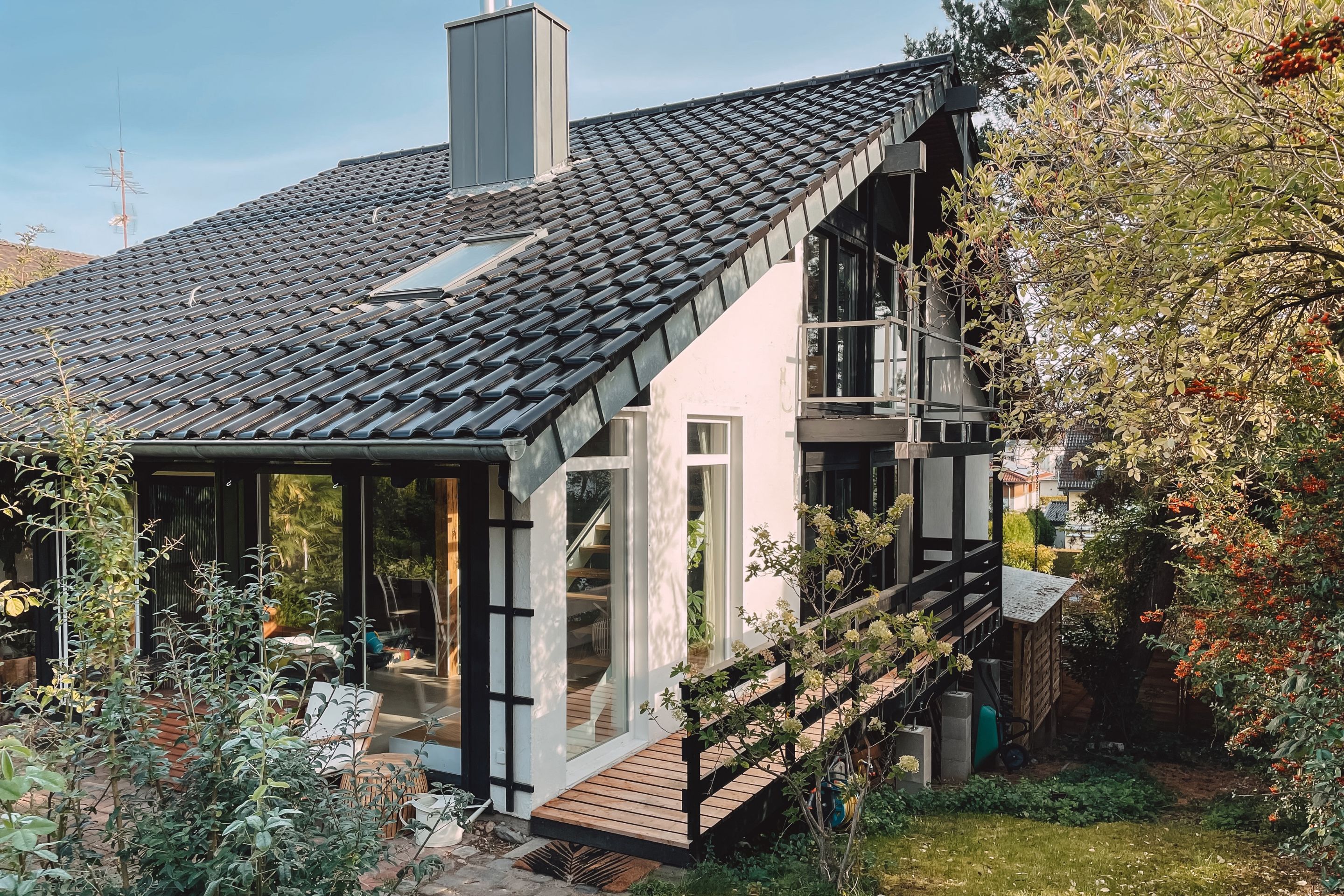 Modernisierte und naturverbundene Immobilie in Bornheim: Attraktives Architektenhaus